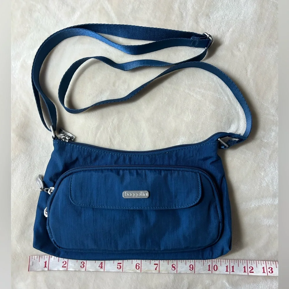 Baggallini Everyday Crossbody Bag- Dark Blue - Picture 1 of 13